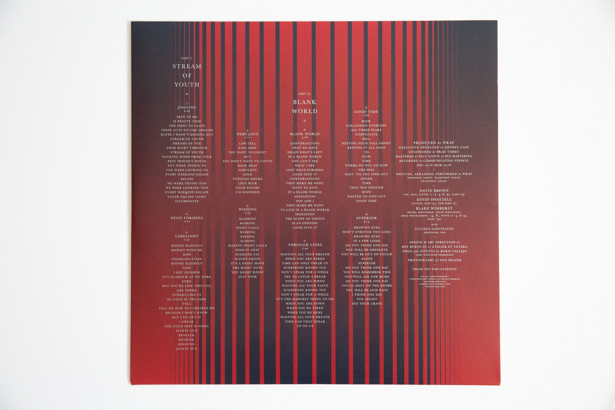 Wray - Stream of Youth White Vinyl