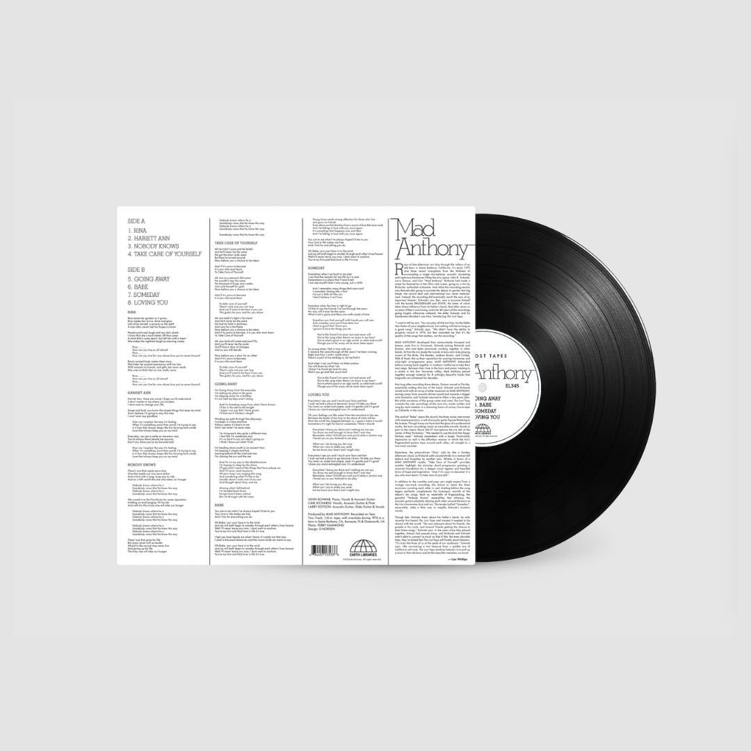 Mad Anthony - The Lost Tapes Vinyl