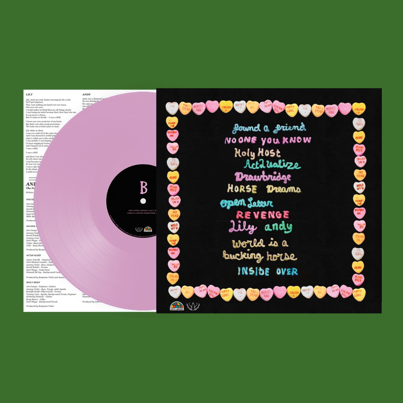 Pelvis Wresley - ANDY, or: The Four Horsegirls of the Apocalypse - Pink Frosting Vinyl LP