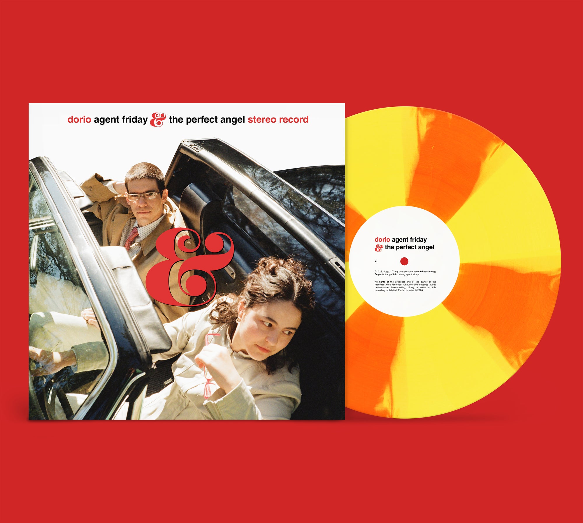 PRE-ORDER Dorio - Agent Friday & the Perfect Angel - Angel Sunburst Vinyl