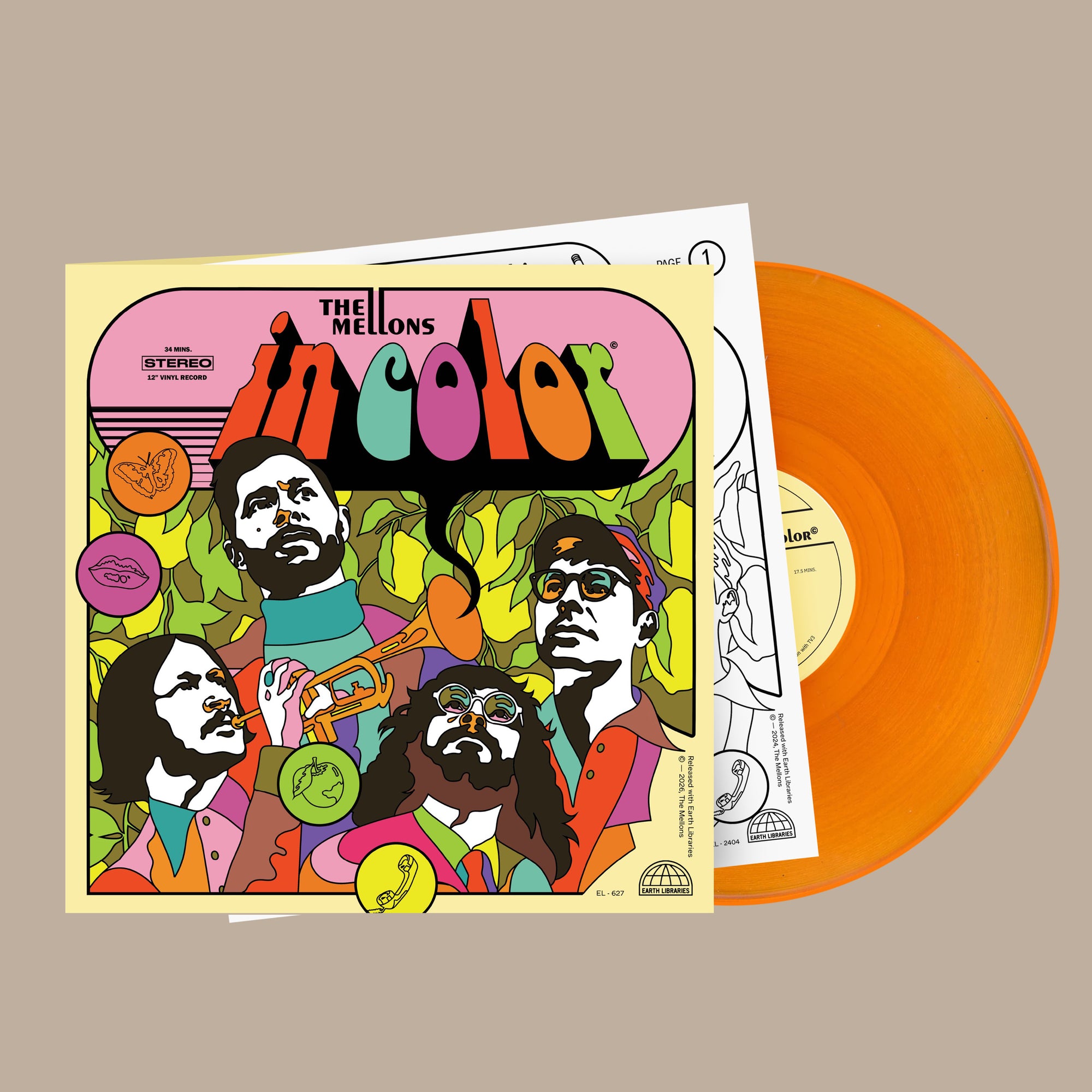 PRE-ORDER The Mellons In Color - Apricot Vinyl