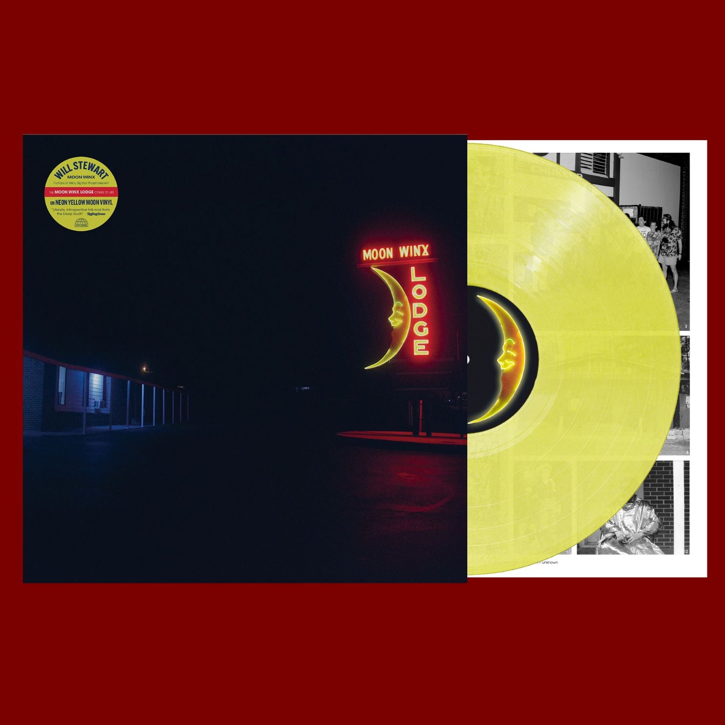 Will Stewart - Moon Winx - Neon Yellow Moon LP (Pre-Order)