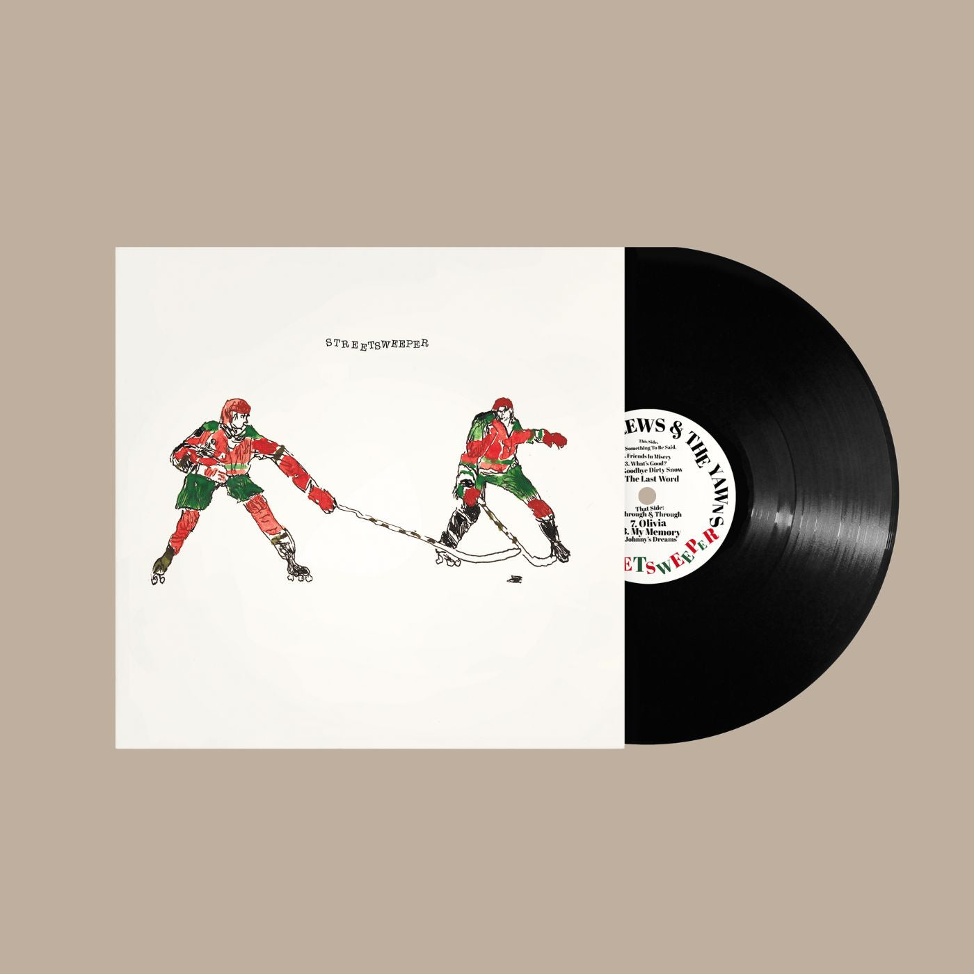 (PRE-ORDER) John Andrews & The Yawns - STREETSWEEPER - Classic Black Vinyl