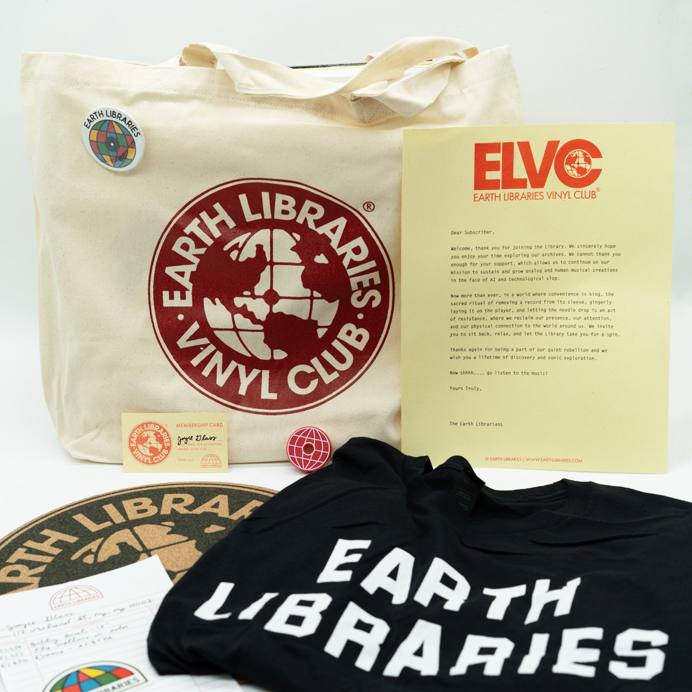 Earth Libraries Vinyl Club
