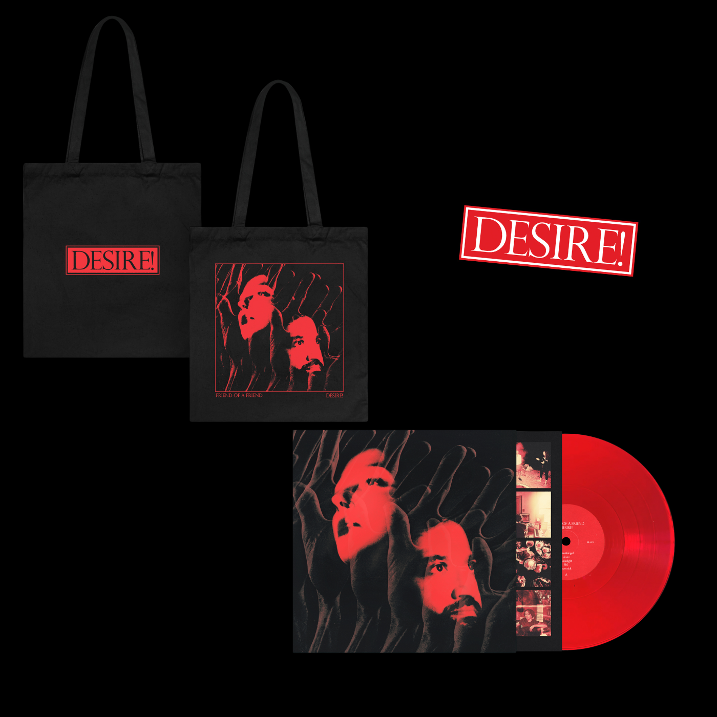 Desire! Tote + LP Bundle