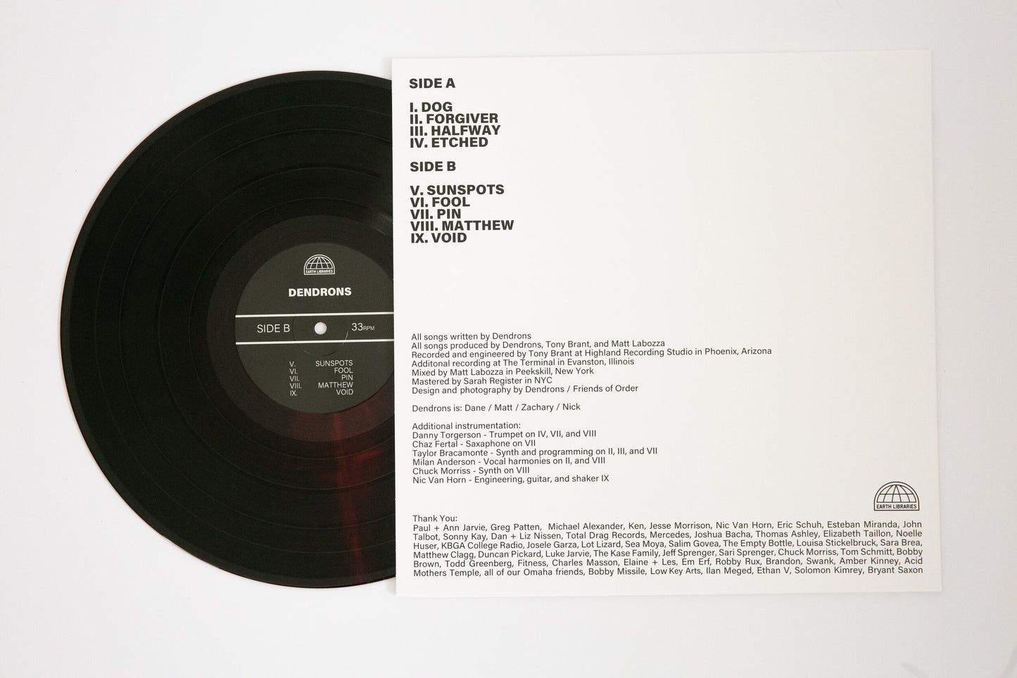 Dendrons - Dendrons Vinyl