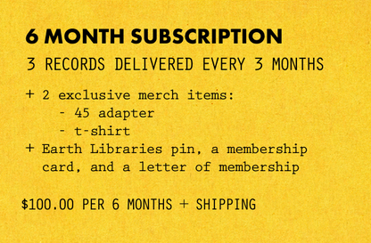 Earth Libraries Vinyl Club